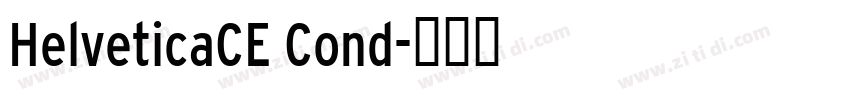 HelveticaCE Cond字体转换